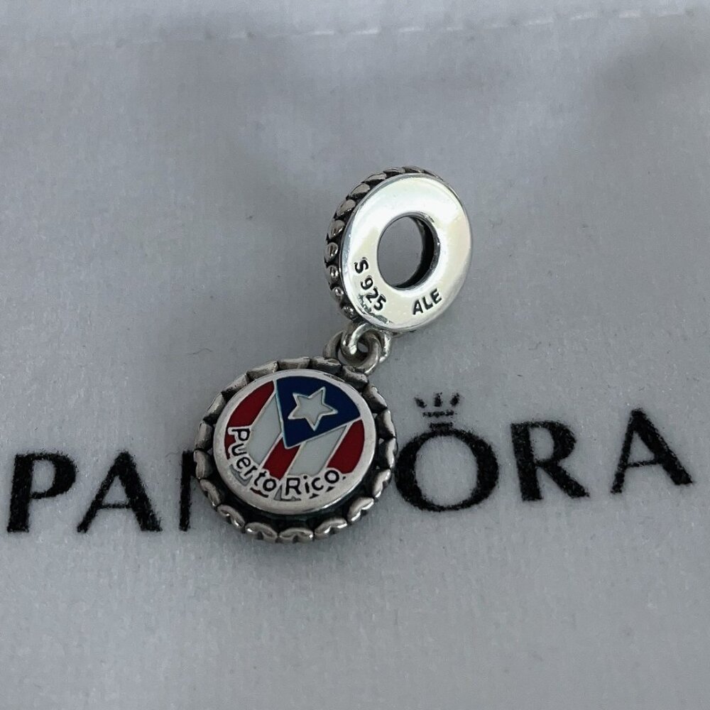 Pandora Puerto Rico Flag Charm